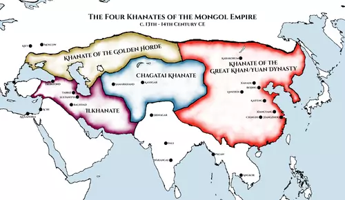 Moğol İmparatorluğu'nun Dört Hanlığı